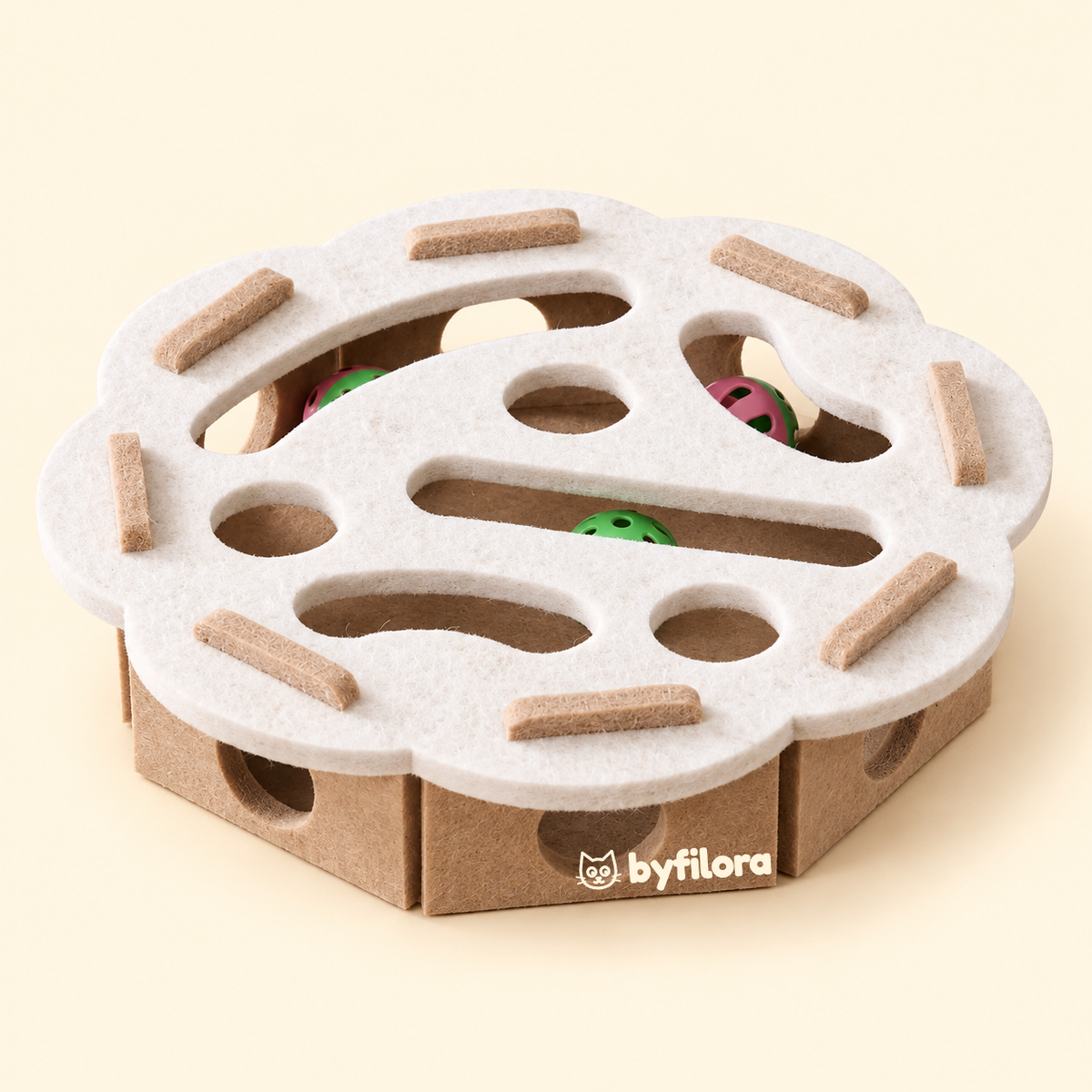 Mossmaze Felt Puzzle Cat Toy