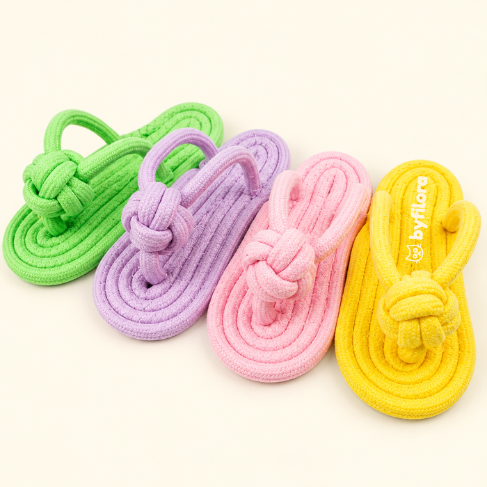 Pawflop Rope Flip-Flop Dog Toy