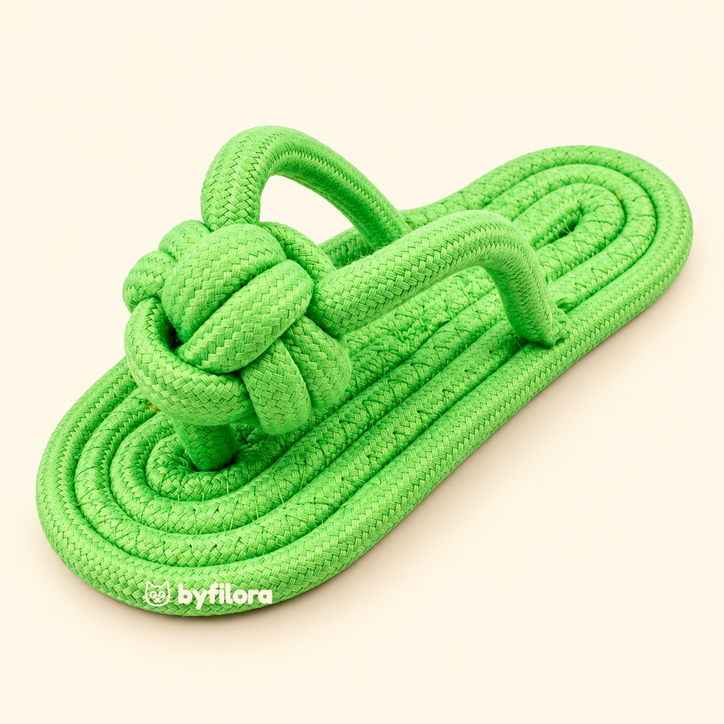 Pawflop Rope Flip-Flop Dog Toy