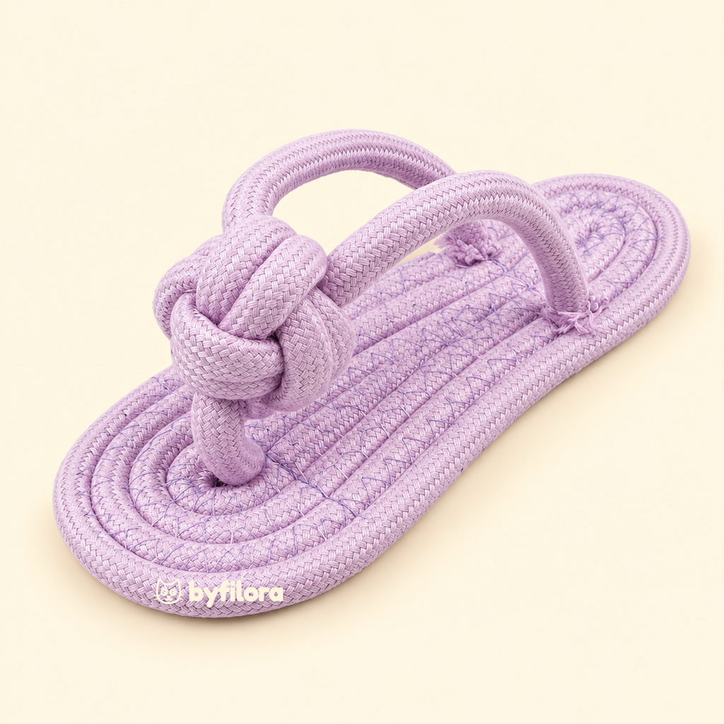 Pawflop Rope Flip-Flop Dog Toy