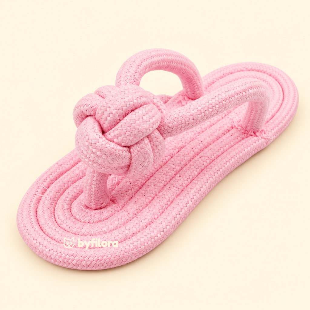 Pawflop Rope Flip-Flop Dog Toy