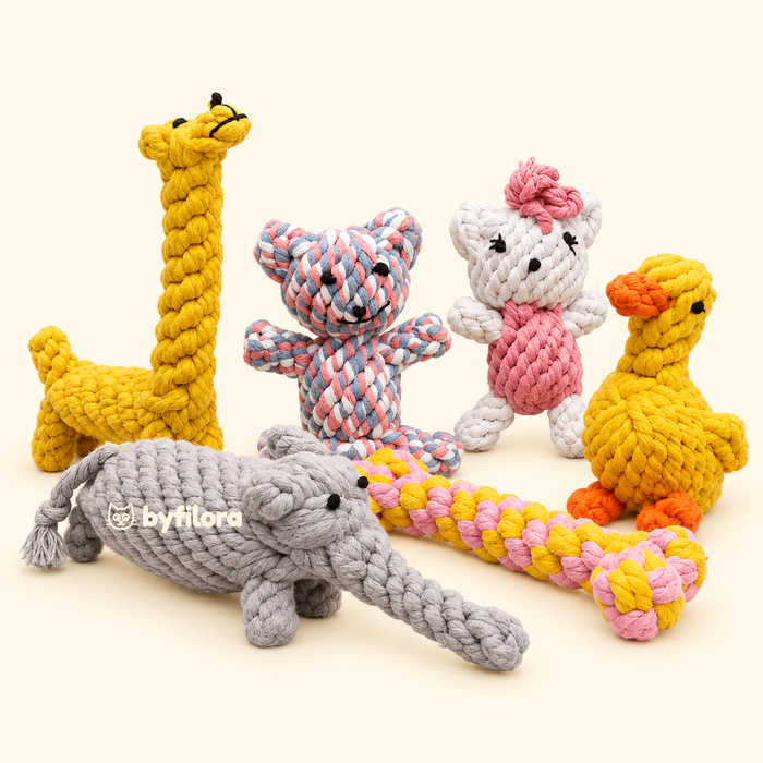 Knotgrove Rope Animal Dog Toys