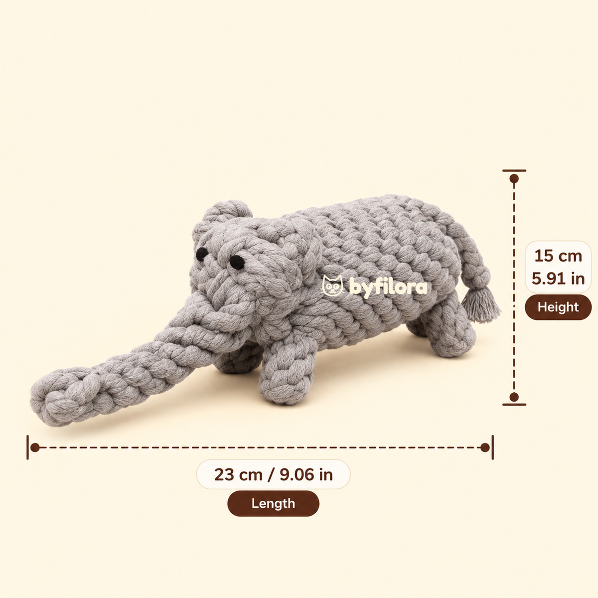 Knotgrove Rope Animal Dog Toys