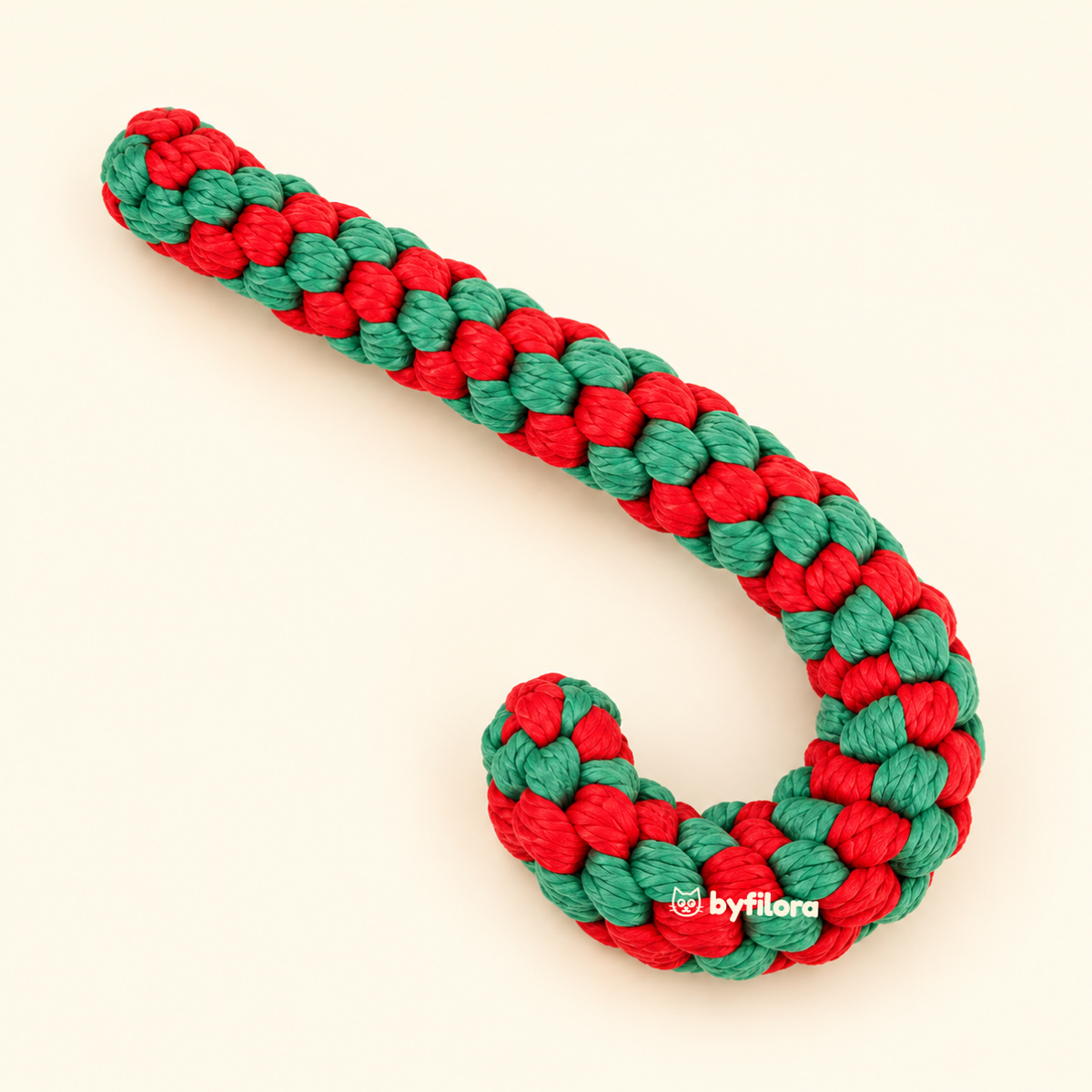 Jinglebraid Holiday Rope Dog Toys