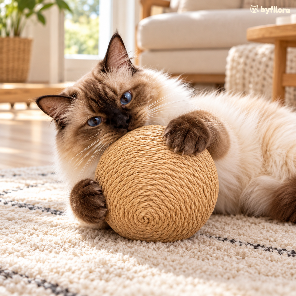 Pounceweave Woven Cat Ball