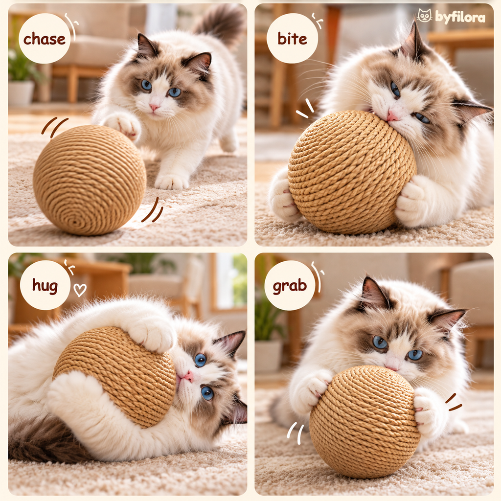 Pounceweave Woven Cat Ball