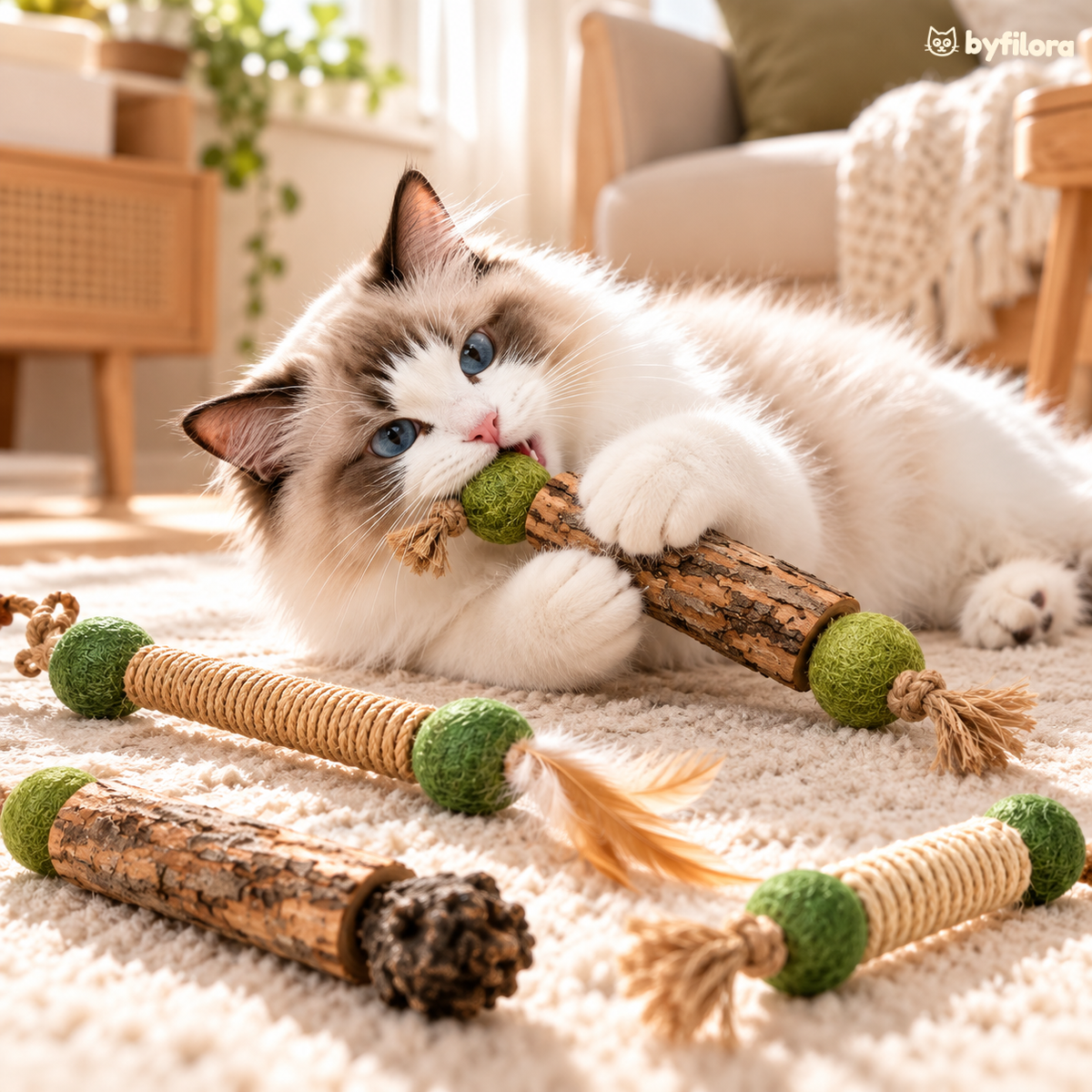 Twigbell Silvervine & Catnip Sticks (3-Pack)