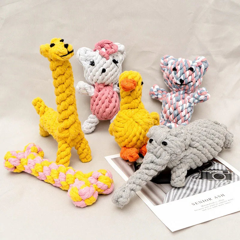Rope Animal Friends Dog Toy