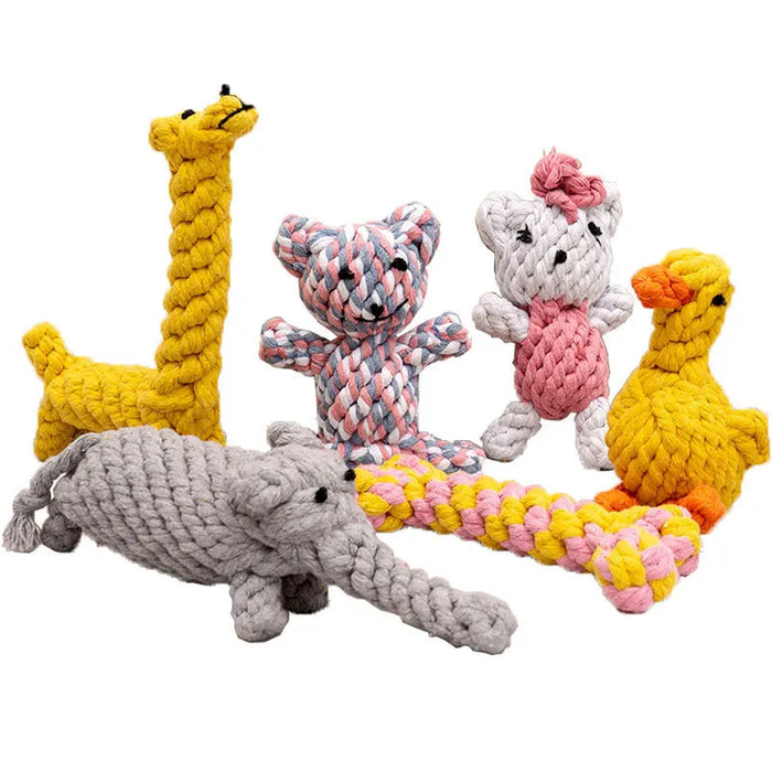 Rope Animal Friends Dog Toy