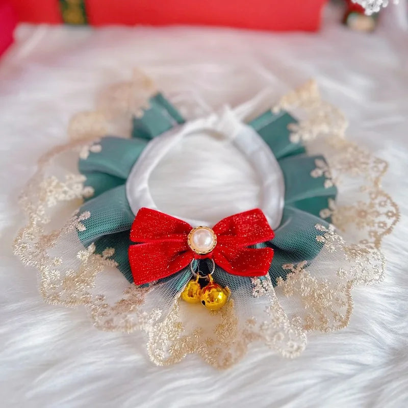 Holiday Crochet Pet Collar