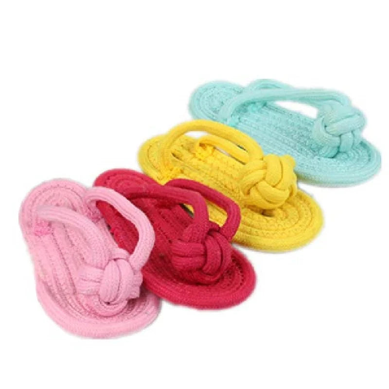 Flip-Flop Rope Chew Toy