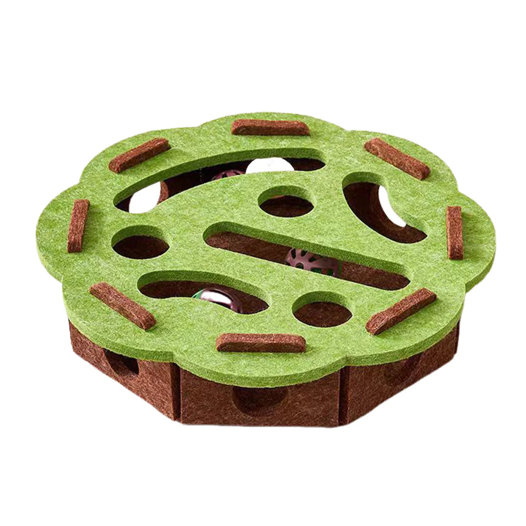 Felt Puzzle Track Cat Toy