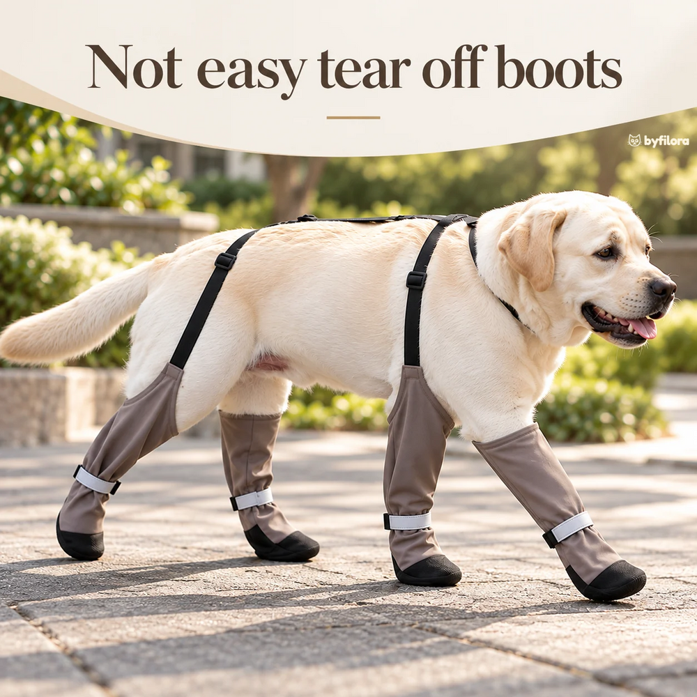 Snowstride Suspender Dog Boots
