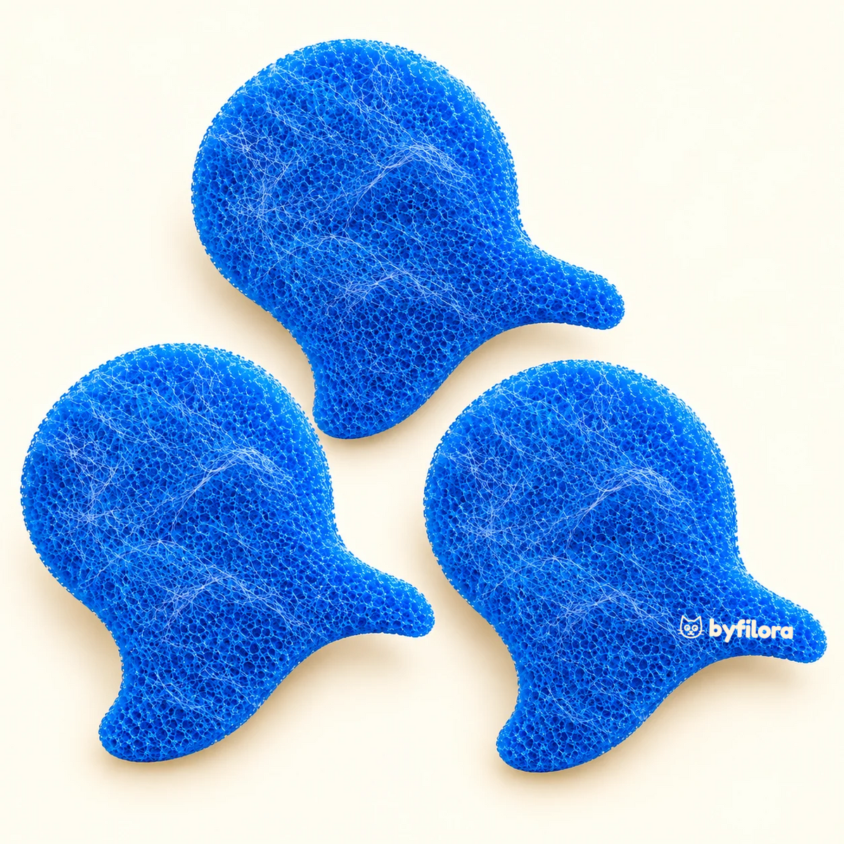 Three Lintfins pet hair laundry fish (3-Pack)